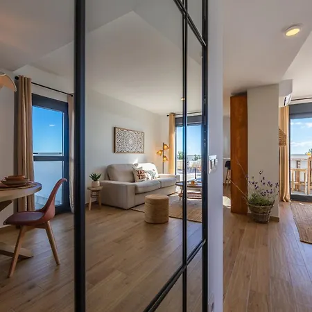Atico En Centro - Terrazas, Vistas Y Office Apartment